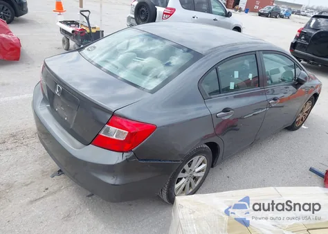 2012 Honda Civic Ex z USA, uszkodzony, nr VIN 2HGFB2F81CH312634